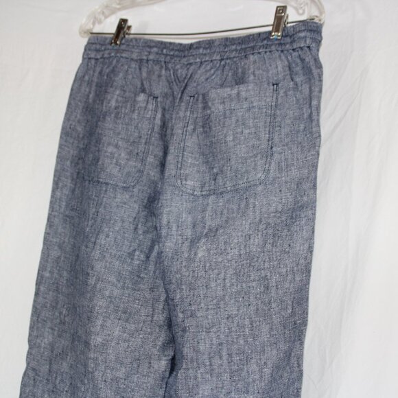 Talbots Blue Wide Leg Pants - Picture 5 of 9